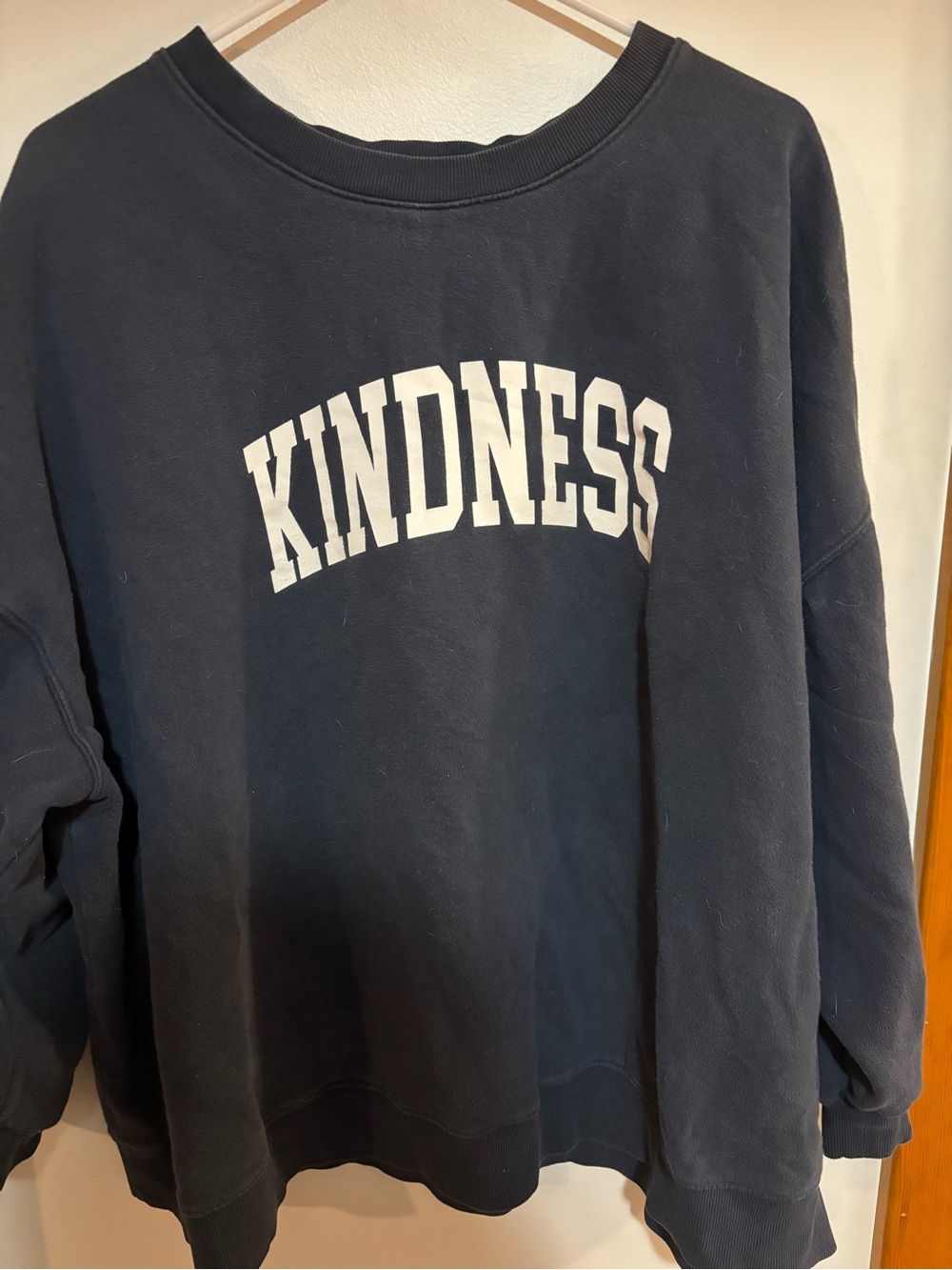 Old Navy Navy Blue "KINDNESS" Crewneck Sweatshirt